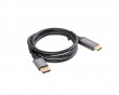 DisplayPort til HDMI Kabel 4K Svart - 1m