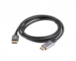 DisplayPort til HDMI Kabel 4K Svart - 1.8m
