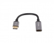 DisplayPort til HDMI Adapter 4K Svart - 0,2m