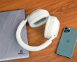 Sony XM5 Øreputer - PU Oppgradert - Sølv