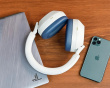 Sony XM5 Øreputer - PU Oppgradert - Blå