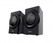 Yuri 2.1 Høyttalere med Subwoofer - Svart