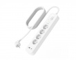 Strømuttak med Overspenningsvern - 4 porter - USB-C PD