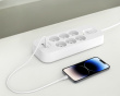 Strømuttak med Overspenningsvern - 6 porter - USB-C PD