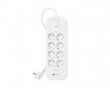 Strømuttak med Overspenningsvern - 8 porter - USB-C PD