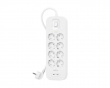 Strømuttak med Overspenningsvern - 8 porter - Dual USB-C PD