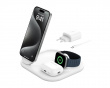 Boost Charge Qi2 15W Magnetisk 3-in-1 Ladepute - Hvit