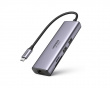 Multifunksjon USB-C Adapter med Ethernet Interface