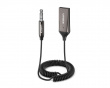 Bluetooth Aux Adapter - Mikrofon - Space Gray