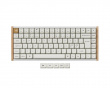 K2 HE Trådløst QMK Tastatur [Gateron 2.0 Purple Magnetic Switch] - Wood White
