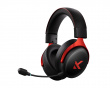 V9 Pro Trådløst Headset - Svart/Rød