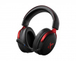 V9 Pro Trådløst Headset - Svart/Rød