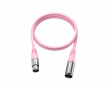 XLR Kabel - 3pin - 1.8 Meter - Rosa