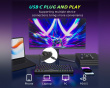 AmpliGame GK1 ANSI Gaming Tastatur - Svart