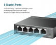 SG105S 5-Port Gigabit Nettverk Switch