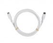 USB-C Ladekabel 60W Silikon - Hvit - 1,5m