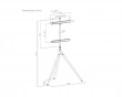 Tripod Stativ for TV 45