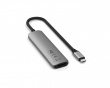 4-in-1 USB-C Slim Multiport Adapter 4K HDMI - Romgrå