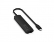 4-in-1 USB-C Slim Multiport Adapter 4K HDMI - Svart