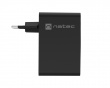 Ribera GaN 3x USB-C & 1x USB-A Lader - 100W - Svart