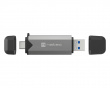 Scarab 3 Kortleser SD/MICRO SD USB 3.1 (USB-A & USB-C) - Svart