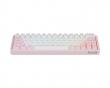 Xpunk 63 Magnetisk 60% ANSI Gaming Tastatur - Rosa/Hvit