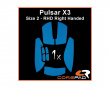 Soft Grips for Pulsar X3 RHD - Blå