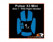 Soft Grips for Pulsar X3 Mini RHD - Blå
