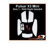 Soft Grips for Pulsar X3 Mini RHD - Hvit