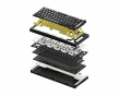 5075B Plus-S Black & Silver Trådløst Tastatur - Svart [V3 Cream Yellow Pro]