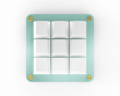 9-Key MacroPad - Turkis
