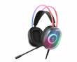 DH230 Semi-transparant RGB Gaming Headset - Svart