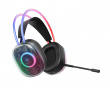 DH230 Semi-transparant RGB Gaming Headset - Svart