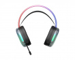 DH230 Semi-transparant RGB Gaming Headset - Svart