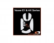 Soft Grips til Vaxee E1 & AX Series -Hvit