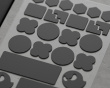 GHOSTGRIPS - Universelle Grep for Mus og Tastatur - Black Heavy