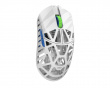 x DRG Beast X Max Gaming Mus - Side Slits - Hvit