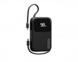 Tandem+ 20 000 mAh 30W USB-C & Lightning Power Bank - Svart