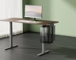 Justerbar PC-holder med klemme for Skrivebord - Svart 