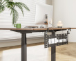 Vertikal kabelkurv for skrivebord - Svart