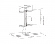 Aluminium Bordstativ for TV 37