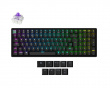 K4 HE QMK-tastatur [Gateron 2.0 Purple Magnetic Switch] - Svart