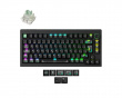L5 HE 8K ISO Tastatur [Lime Magnetic Switch] - Cyber Black