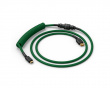 Coil Cable - Forest green