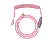 Coil Cable - Prism Pink