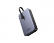 Powerbank 20000mAh 22.5W med integrert USB-C-kabel