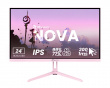 Nova 24“ IPS 1920x1080 200Hz Gaming-skjerm - Rosa
