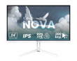 Nova 24“ IPS 1920x1080 200Hz Gaming Monitor - Hvit