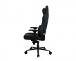 Vernazza Supersoft Fabric Gamingstol - Pure Black