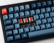 V6 Max QMK ISO Trådløst Mekanisk Tastatur [Gateron Jupiter Banana]
